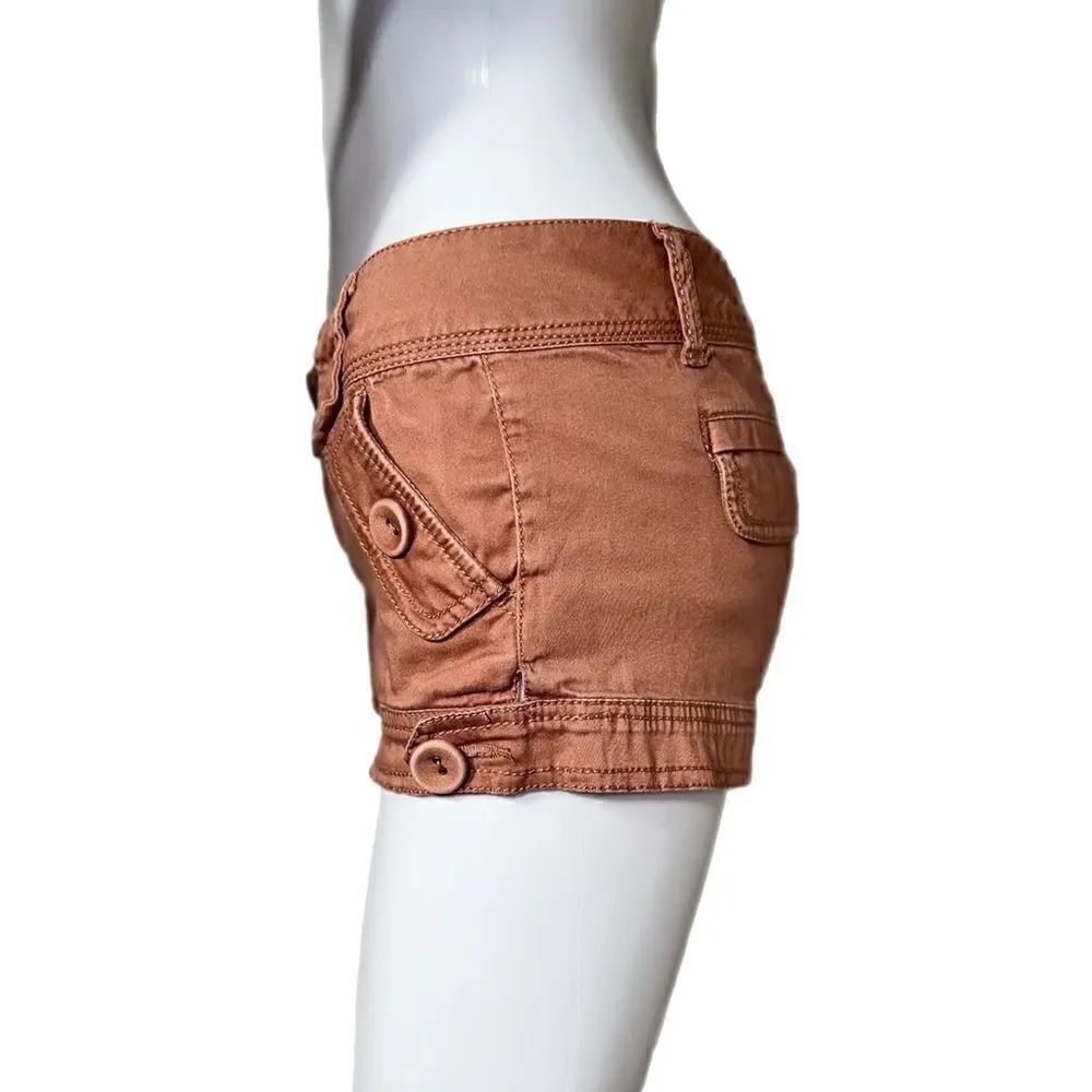 XOXO Rustic Cargo Short Shorts (Size 1/2) - Picture 4 of 7